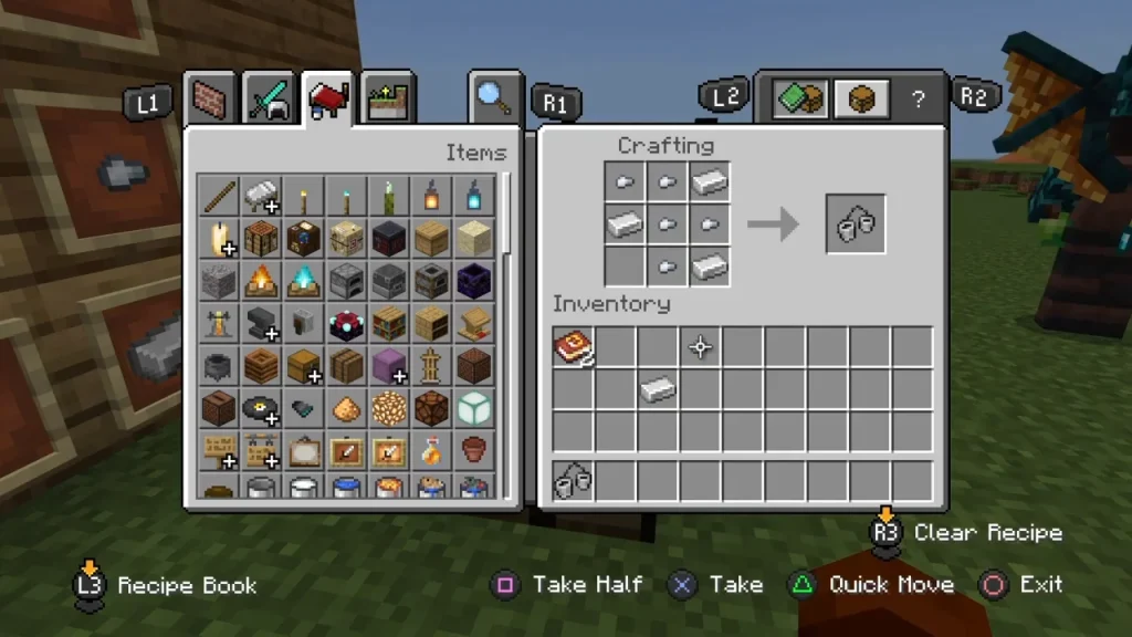 how to craft buck chuckets in minecraft